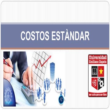 TIPOS DE COSTOS (Estadar, Estimados, Absorbente, Directo, Revolvente) 