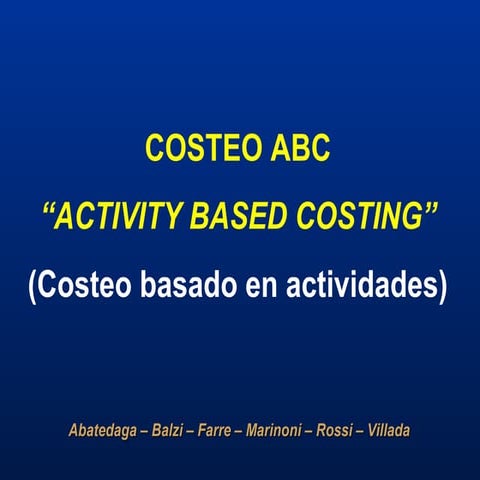 Costos