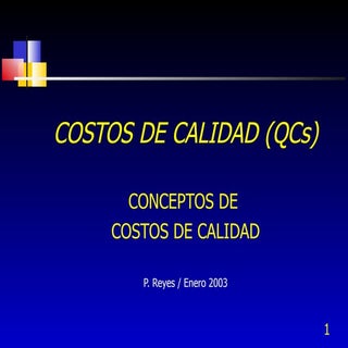 Costos De Calidad