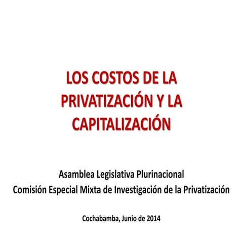 Capitalización de las empresas y los estados | DOCX