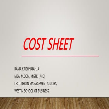 Cost sheet preparation.pptx