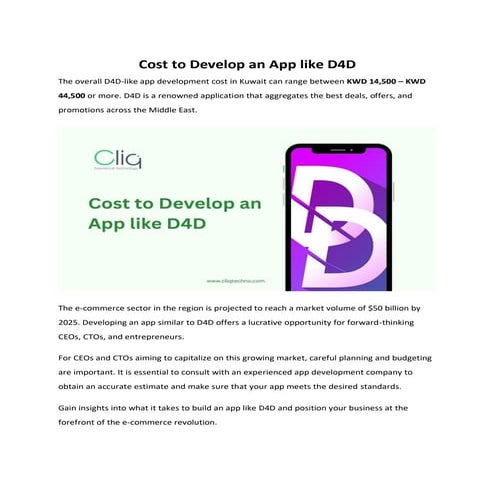 Cost to Develop an App Like D4D Explained