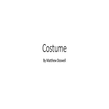 Costume