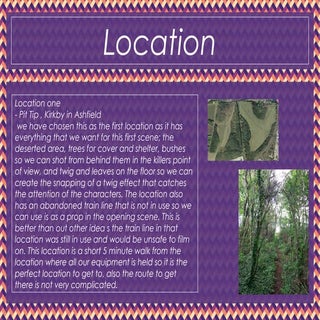 Costume, location, mise en scene