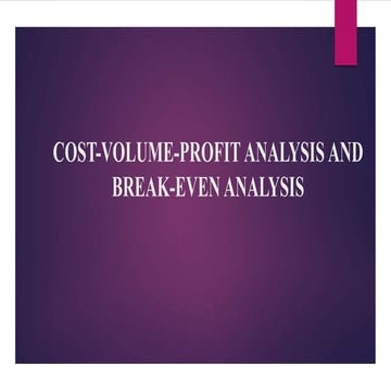 Cost Volume Profit Analysis.pptx