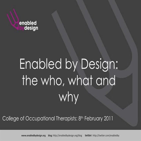 Assistive Technology and Design