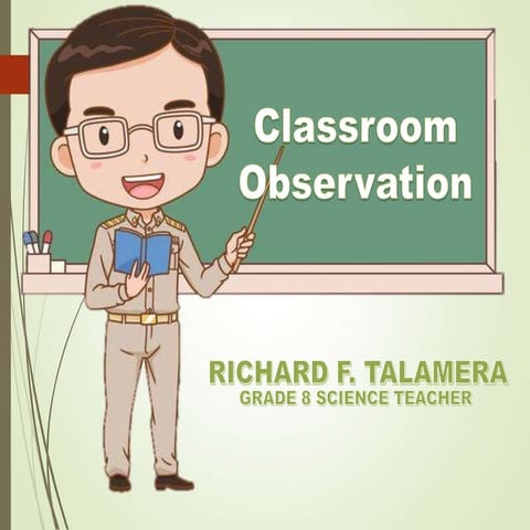CLASSROOM OBSERVATION 1ST QUARTER SCIENCE 8 BULIHAN INTEGRATED NATIONAL HIGH ...