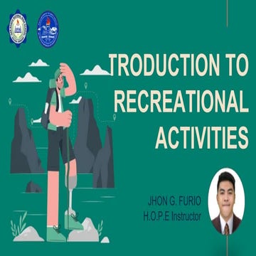 COT 1- HOPE 4 (Introduction to Recreation).pptx