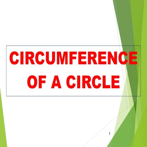 Third Quarter COT in Math-Circumference of Circle.pptx