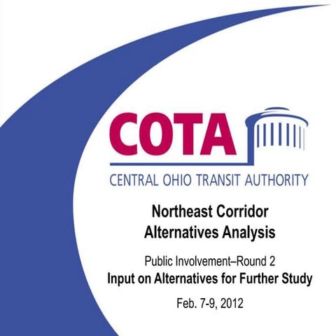 COTA NE AA Public Meeting Presentation