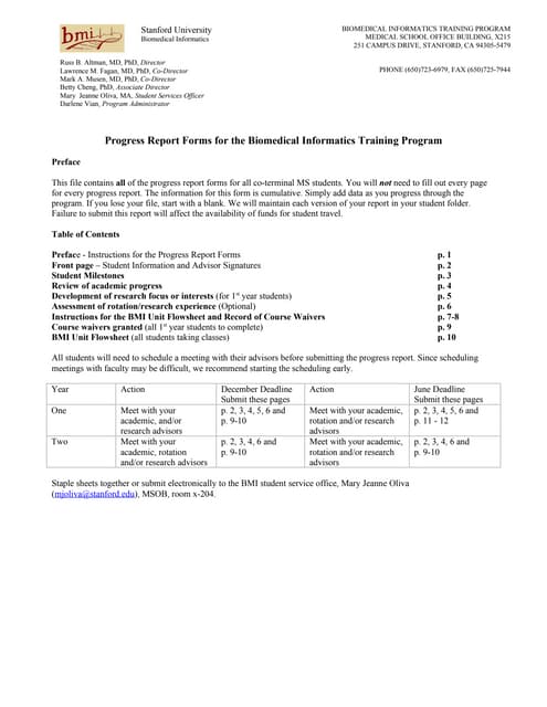 Coterminal MS student progress report forms here