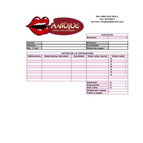 Cotizacion 