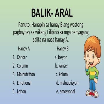 COTPPT2021.pptx-Ang PAKSA sa pangungusap naman ay tumutukoy sa bagay na pinag-uusapan sa pangungusap.