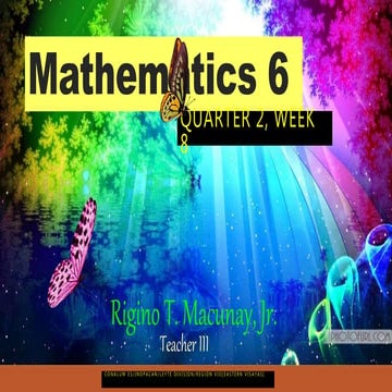 Math 6 [Division of Integers] ppt Q2 W9