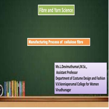 Cotton manufacturing process