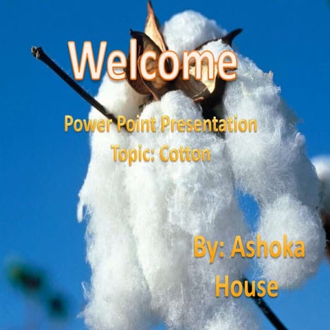 Cotton ppt