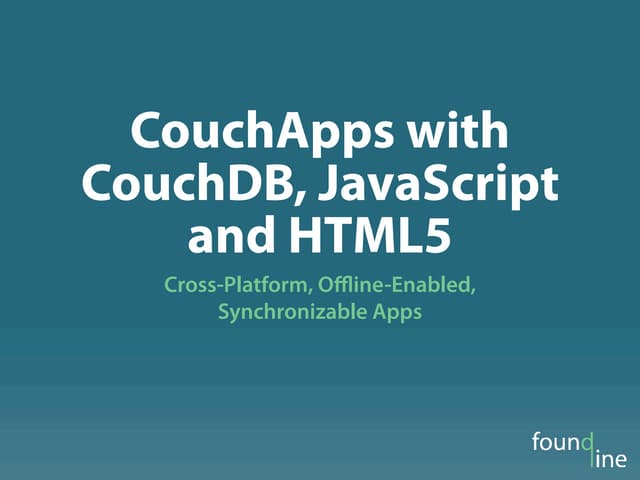 CouchConf NYC CouchApps