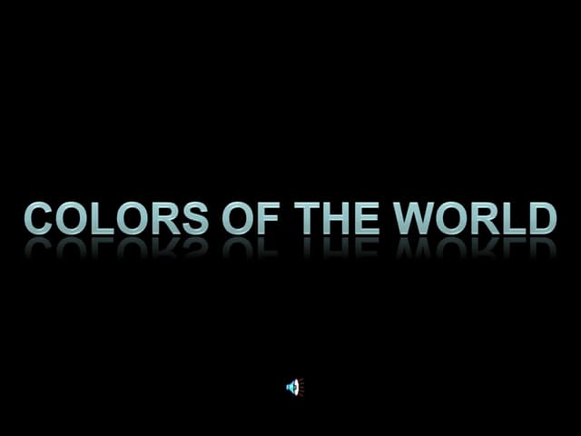Couleurs Du Monde