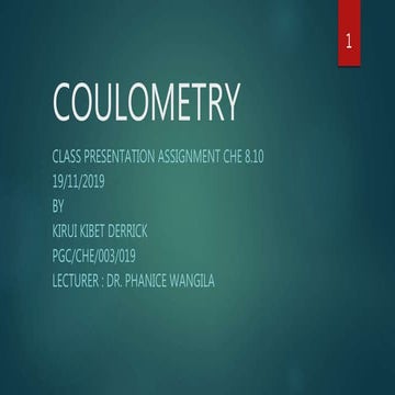 Coulometry.pptx presentation assignment   copy