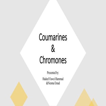 Coumarines & Chromones 1.pptx