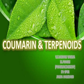 Coumarin & Terpenoids