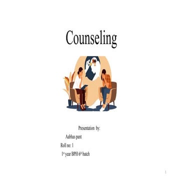 Exploring the Role of Counseling in Mental and Emotional Well-being