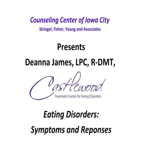 Eating Disorders: Symptoms and Responses