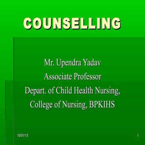 Counseling general