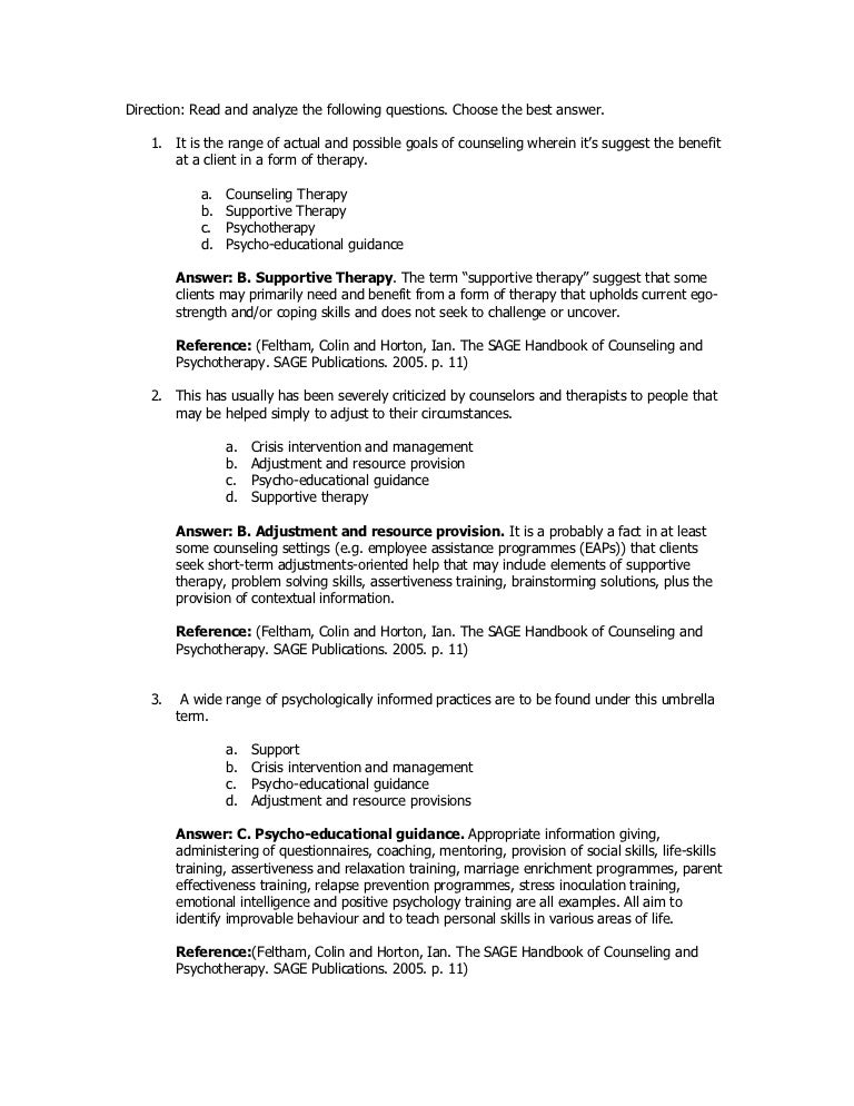 Counseling Test22012