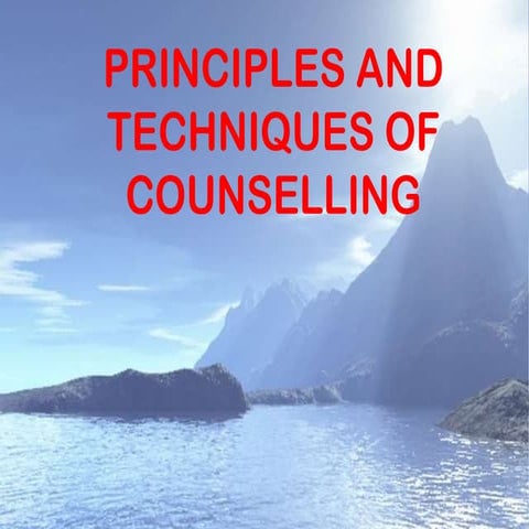 Counselling