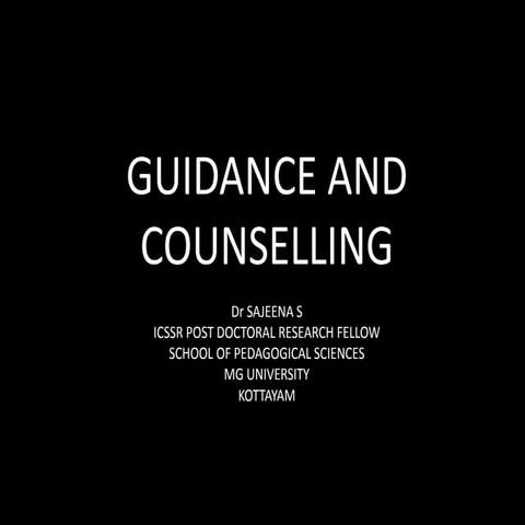 Counselling