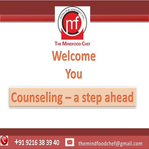 Counselling   a step ahead