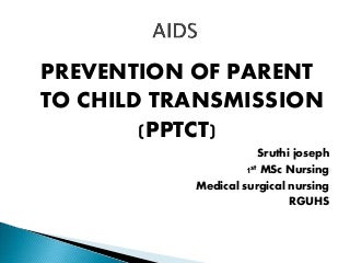 Counselling for PPTCT