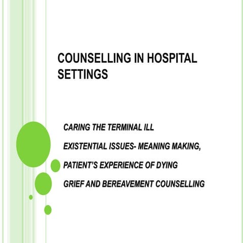 CARING THE TERMINAL ILL