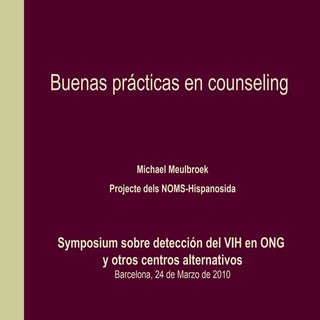 Counselling, Michael Meulbroek