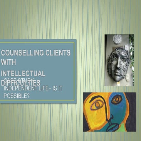 Counselling people with learning disabilities