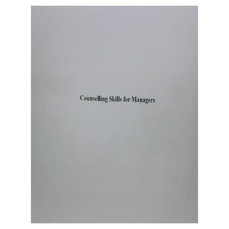 Counselling Skills for Managers semester 4 MBA notes.pdf