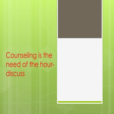 Counselling ppt