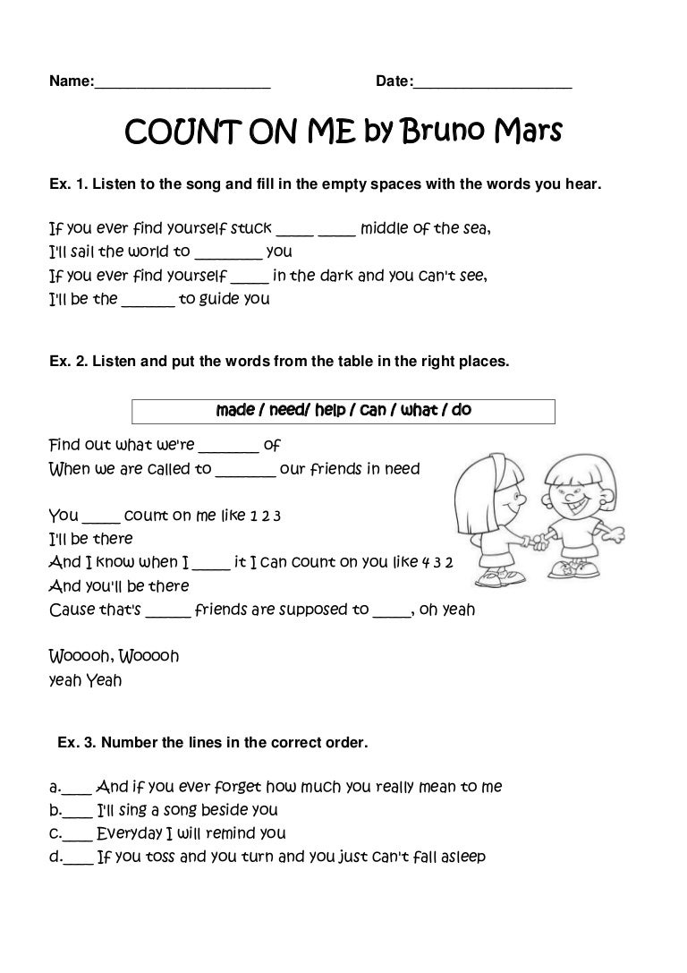 Count On Me By Bruno Mars