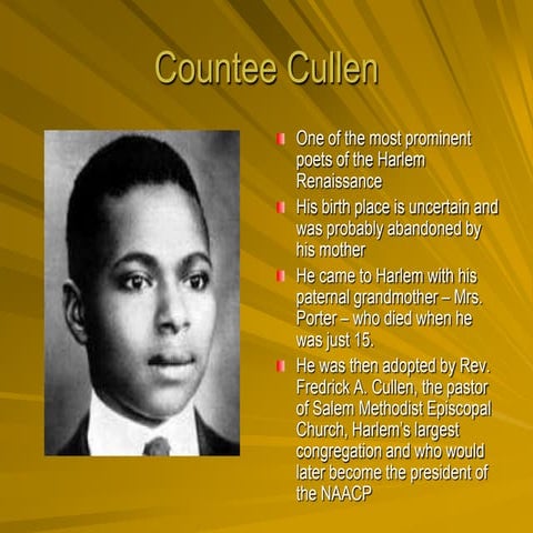 Countee Cullen pp