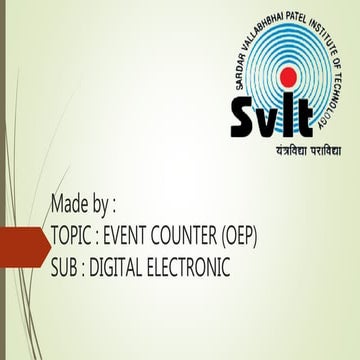 Counter digital electronics 