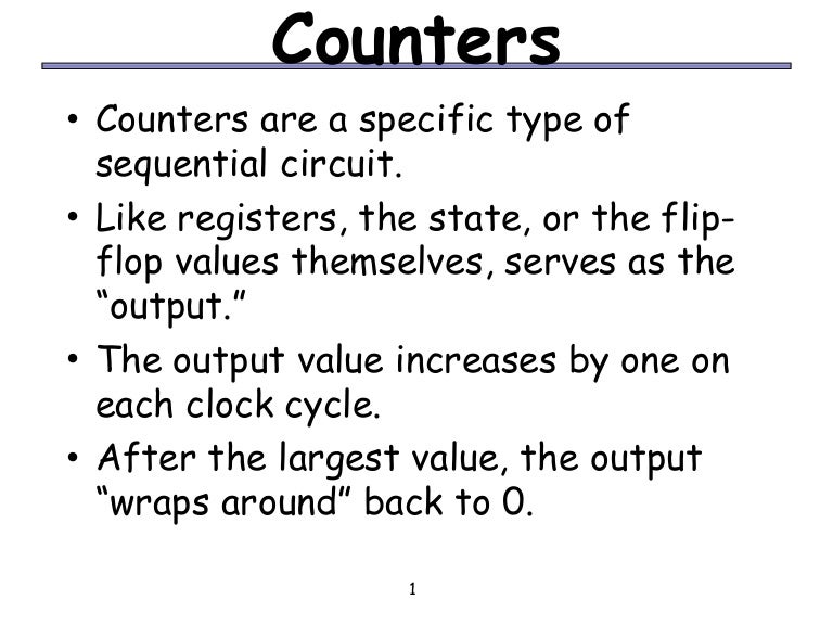 Counters