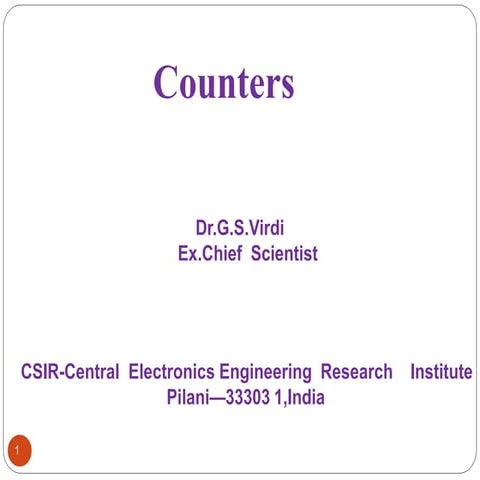 Digital Counters and Frequency Division in Digital Electronics