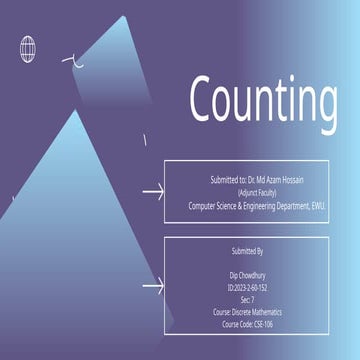 A presentation on Counting Principles.pptx