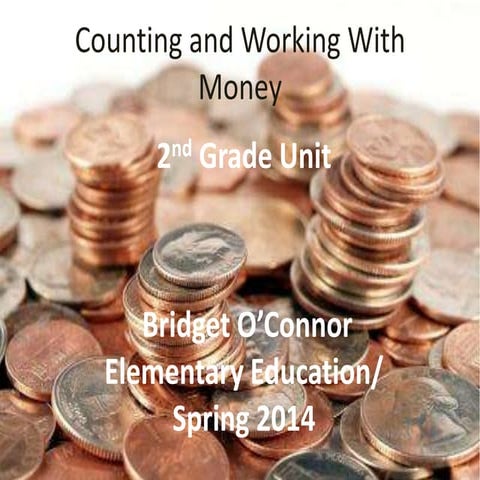 Counting and working with money