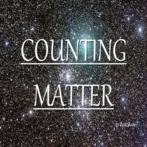 Counting matter