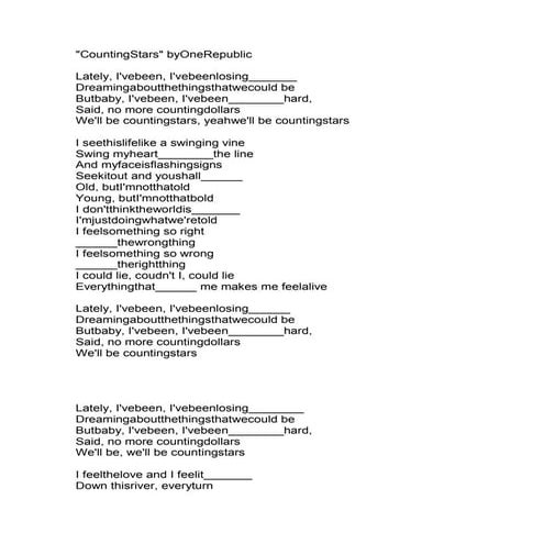 Counting stars | PDF