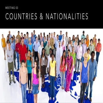 Countries and Nationalities