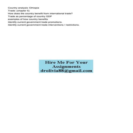 Country analysis Ethiopia  Trade chapter 5  How does the.pdf