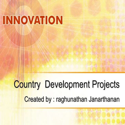 Country development projects